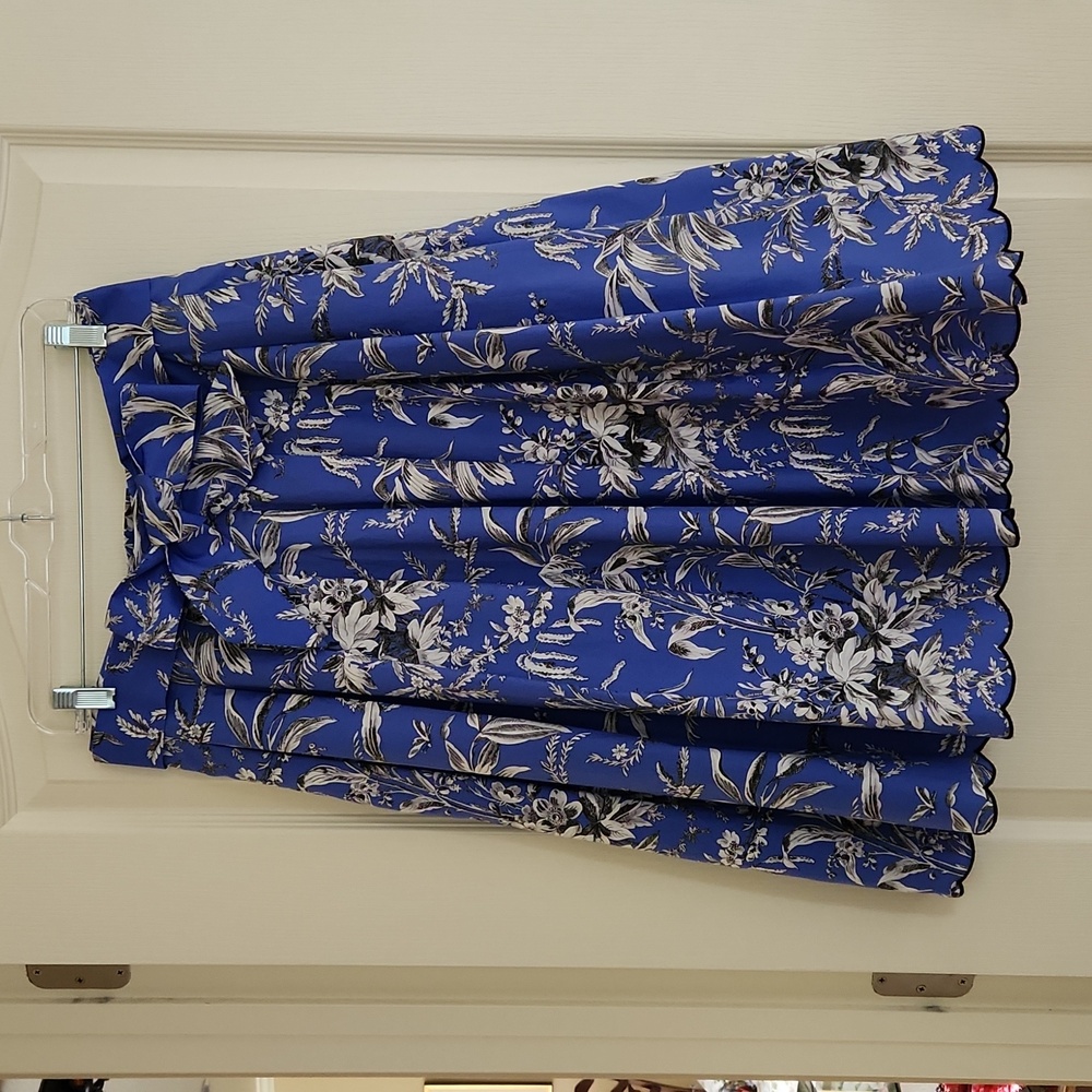 Talbots Classic Floral Full Party Skirt